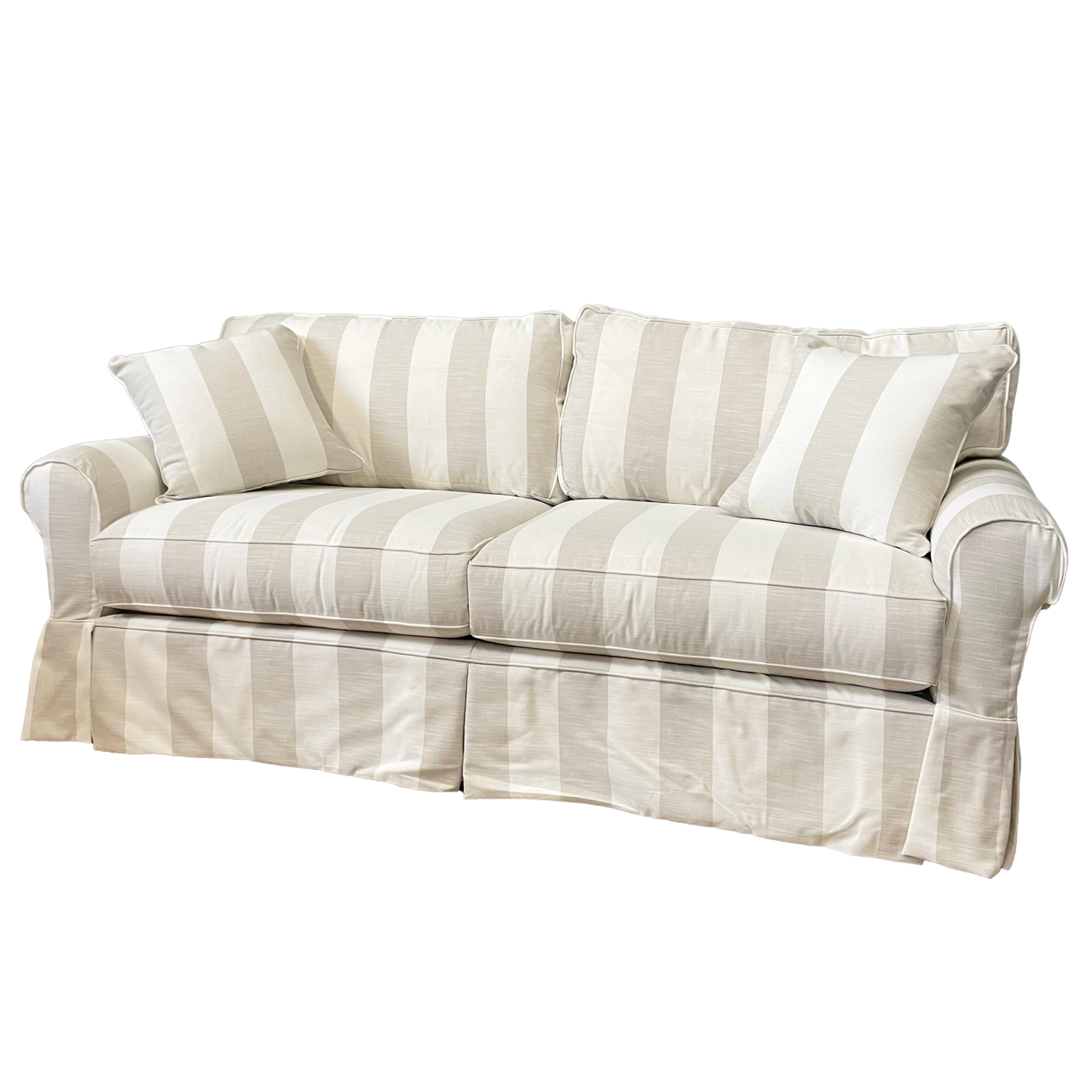 In Stock Alexandria Slipcover Sofa Abacus Furniture Design