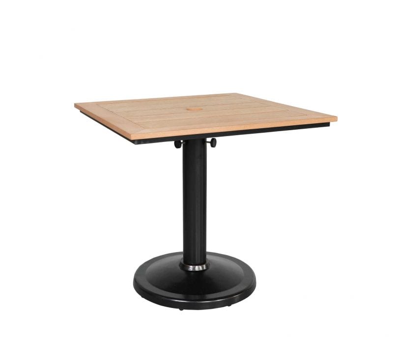 Skye 32″ Square Pedestal Dining Table