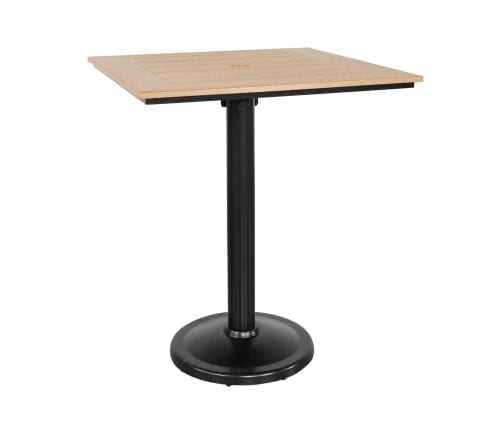 Skye 36″ Square Pedestal Bar Table