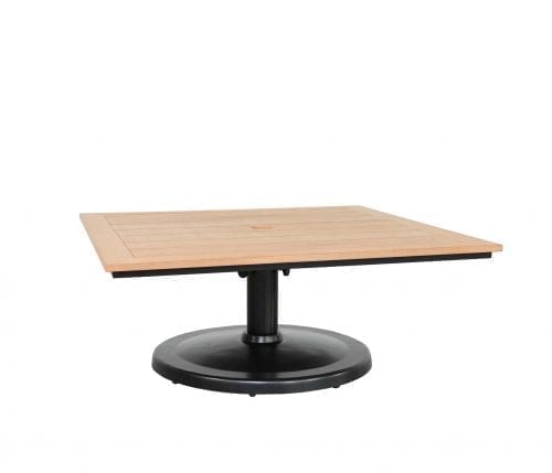 Skye 42″ Square Pedestal Coffee Table