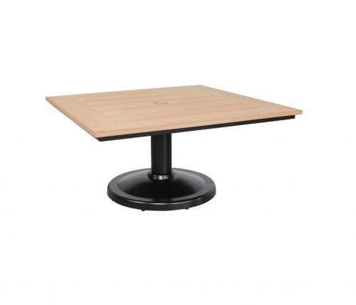 Skye 36″ Square Pedestal Coffee Table