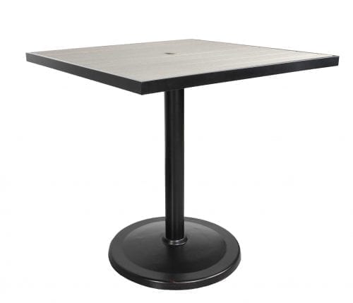 Kensington 42″ Square Pedestal Bar Table