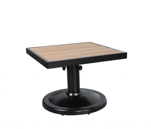Kensington 24″ Square Pedestal Side Table