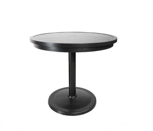 Monaco 36″ Round Pedestal Balcony Table