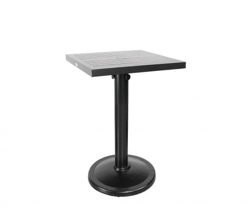 Monaco 24″ Square Pedestal Balcony Table