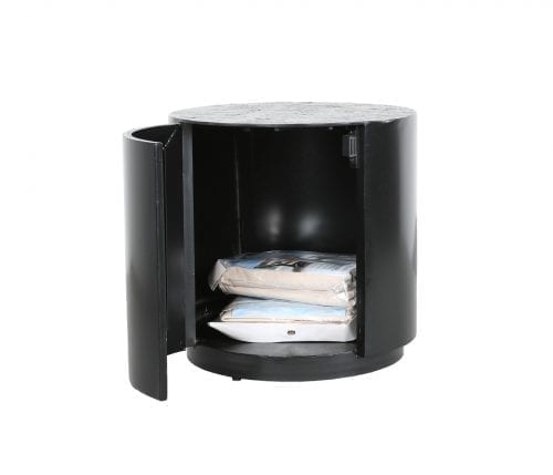 Mesa 18″ Round Storage Side Table