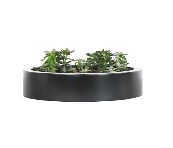 York Low 16" Round Medium Planter