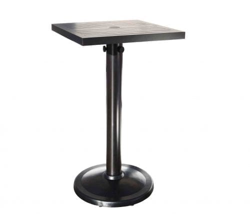 Monaco 24″ Square Pedestal Bar Table