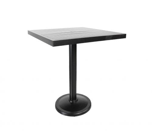 Monaco 36″ Square Pedestal Bar Table
