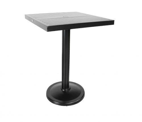 Monaco 32″ Square Pedestal Bar Table