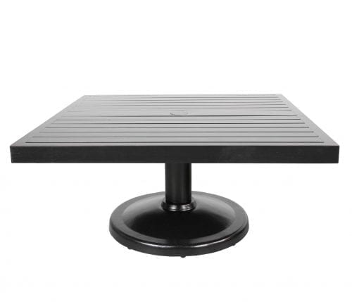 Monaco 36" Square Pedestal Coffee Table