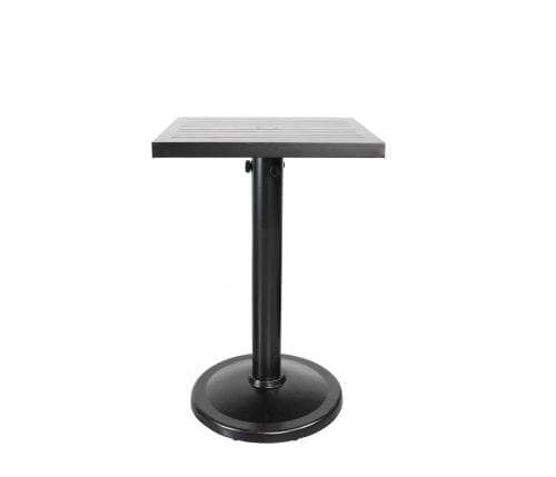 Monaco 24″ Square Pedestal Balcony Table