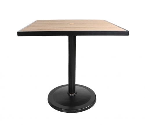Kensington 42″ Square Pedestal Bar Table