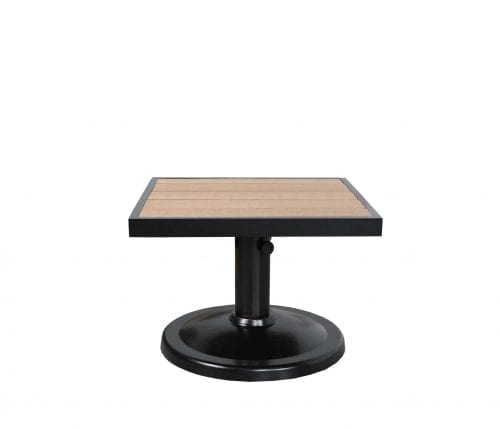 Kensington 24″ Square Pedestal Side Table