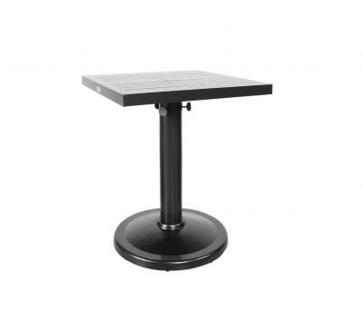 Monaco 24" Square Pedestal Dining Table
