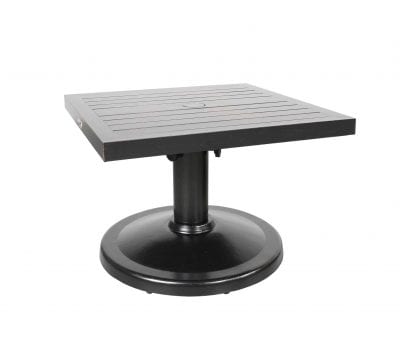 Monaco 24" Square Pedestal Side Table