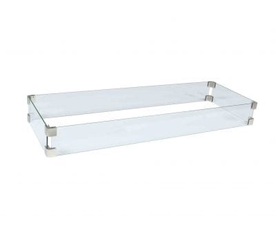 16" x 46" Fire Pit Wind Barrier