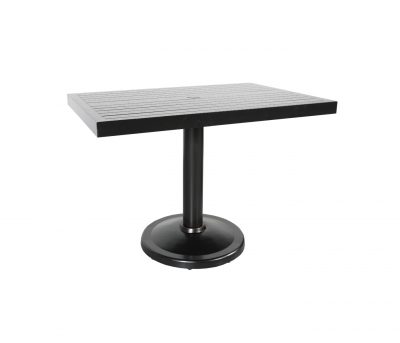 Monaco 48" x 31" Rextangular Pedestal Dining Table