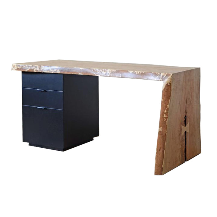 Live Edge Waterfall Desk