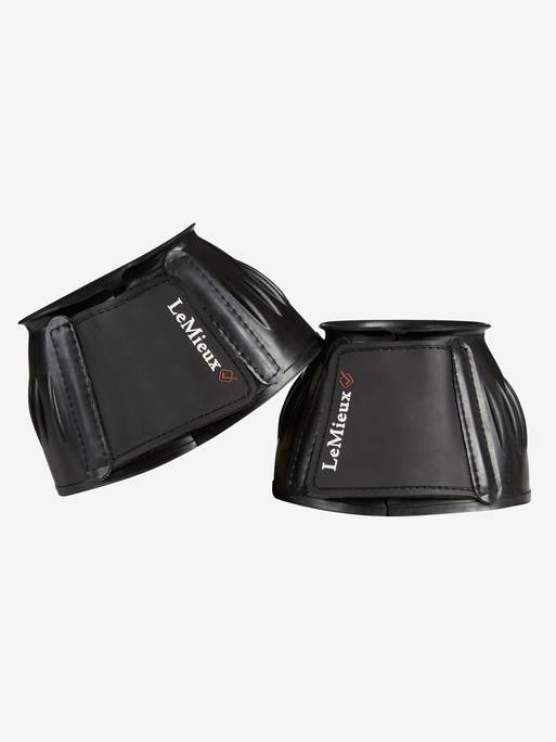 Rubber Bell Boots Black Large