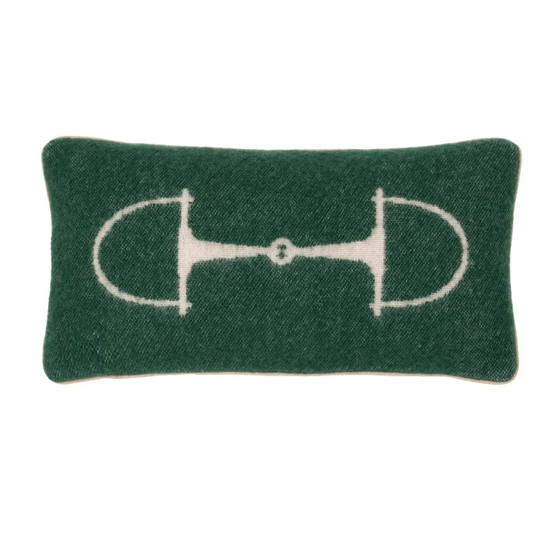 In Stock New Zealand Lambs Wool Pillow Green