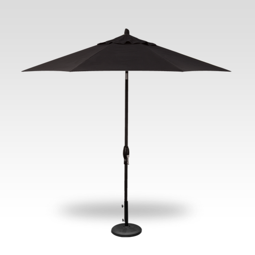 In Stock 9' Auto Tilt Market Patio Umbrellas