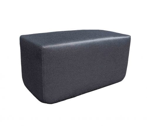 Outdoor Pillows : Outdoor Pouf Bench