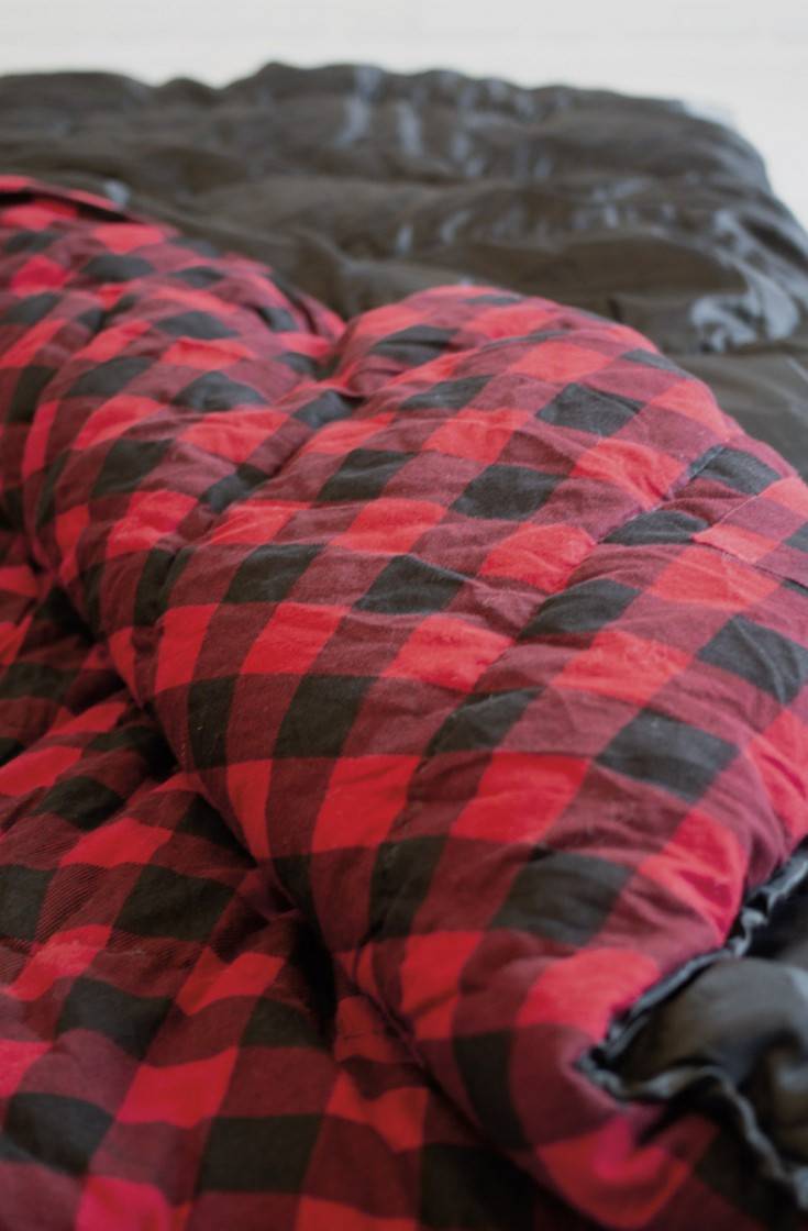Jasper Sleeping Bag  Red/Black Plaid