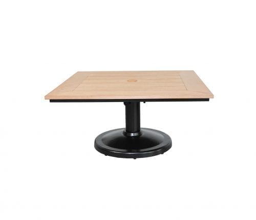 Skye 32″ Square Pedestal Coffee Table