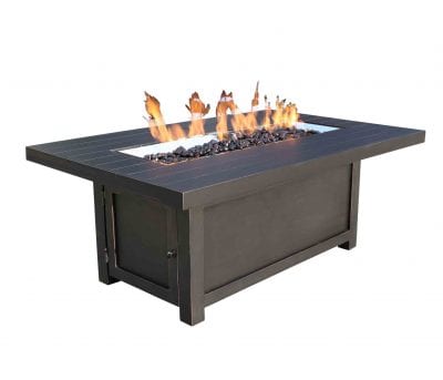 Monaco 58" x 38" Natural Gas Fire Pit 19" H
