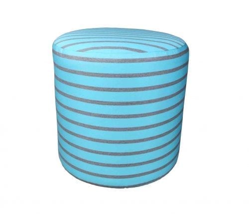 Outdoor Pillows : Round Outdoor Pouf