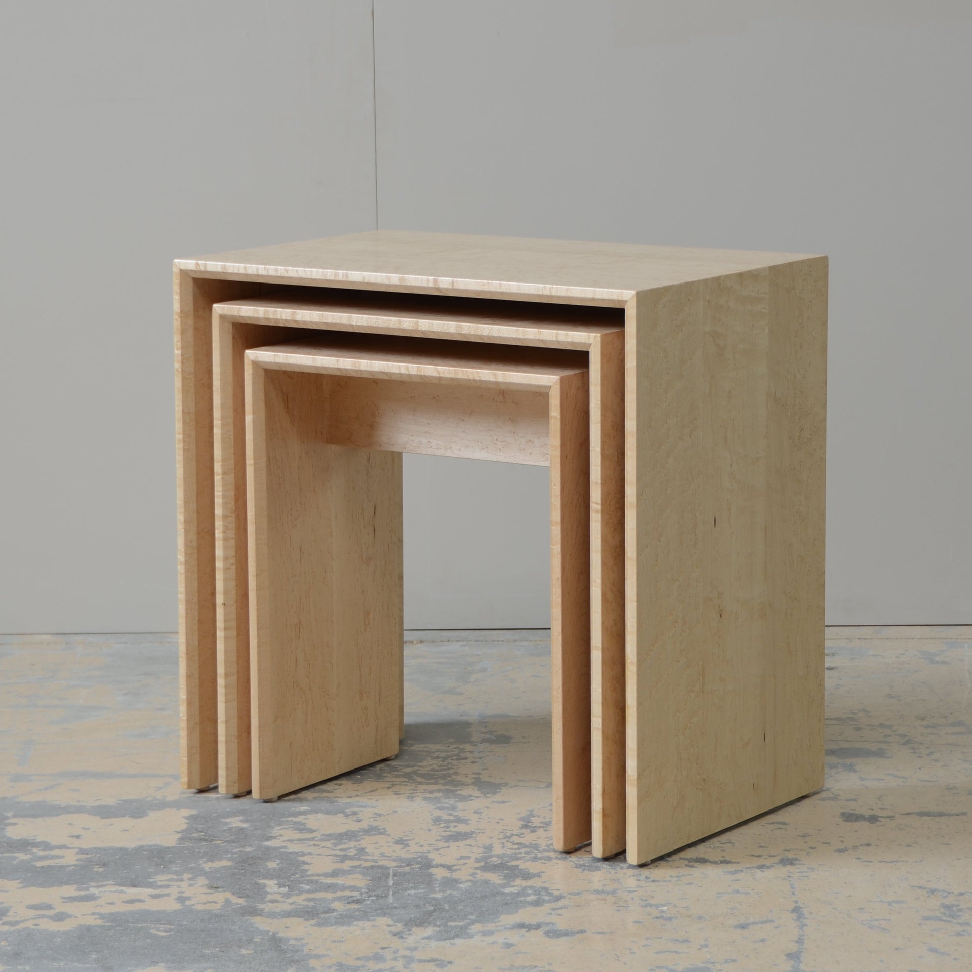 Clarkson Waterfall Nesting Table Set - Birds Eye