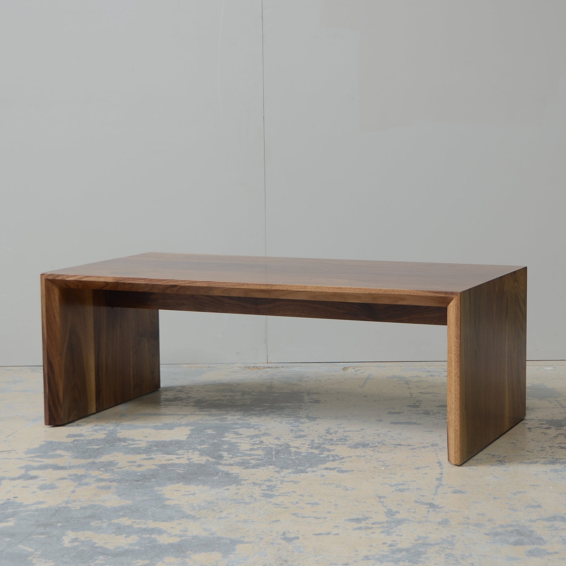Clarkson Waterfall Coffee Table - Walnut