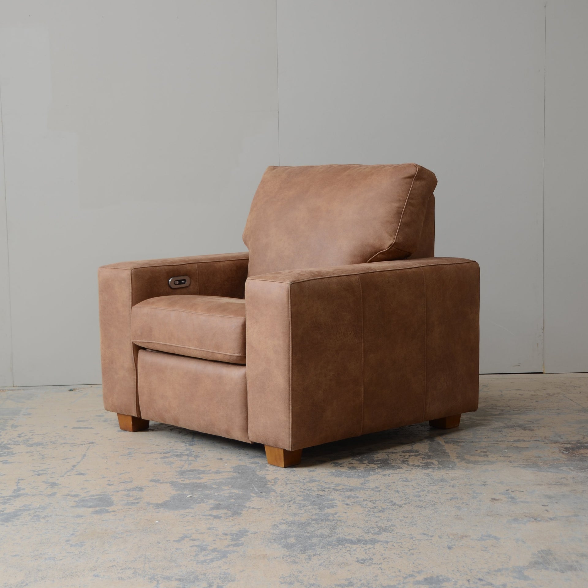 Leather Motion Recliner - Camel