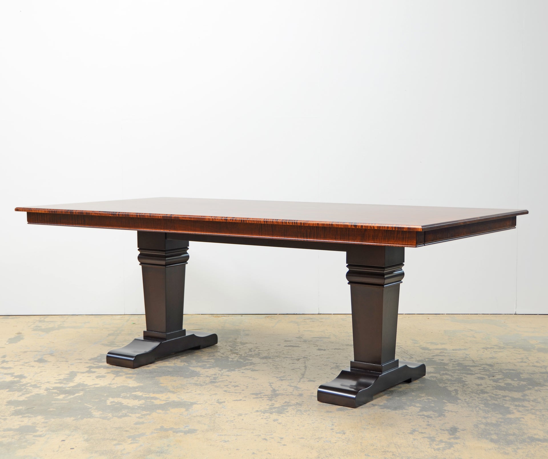 Curly Maple Lakeside Dining Table