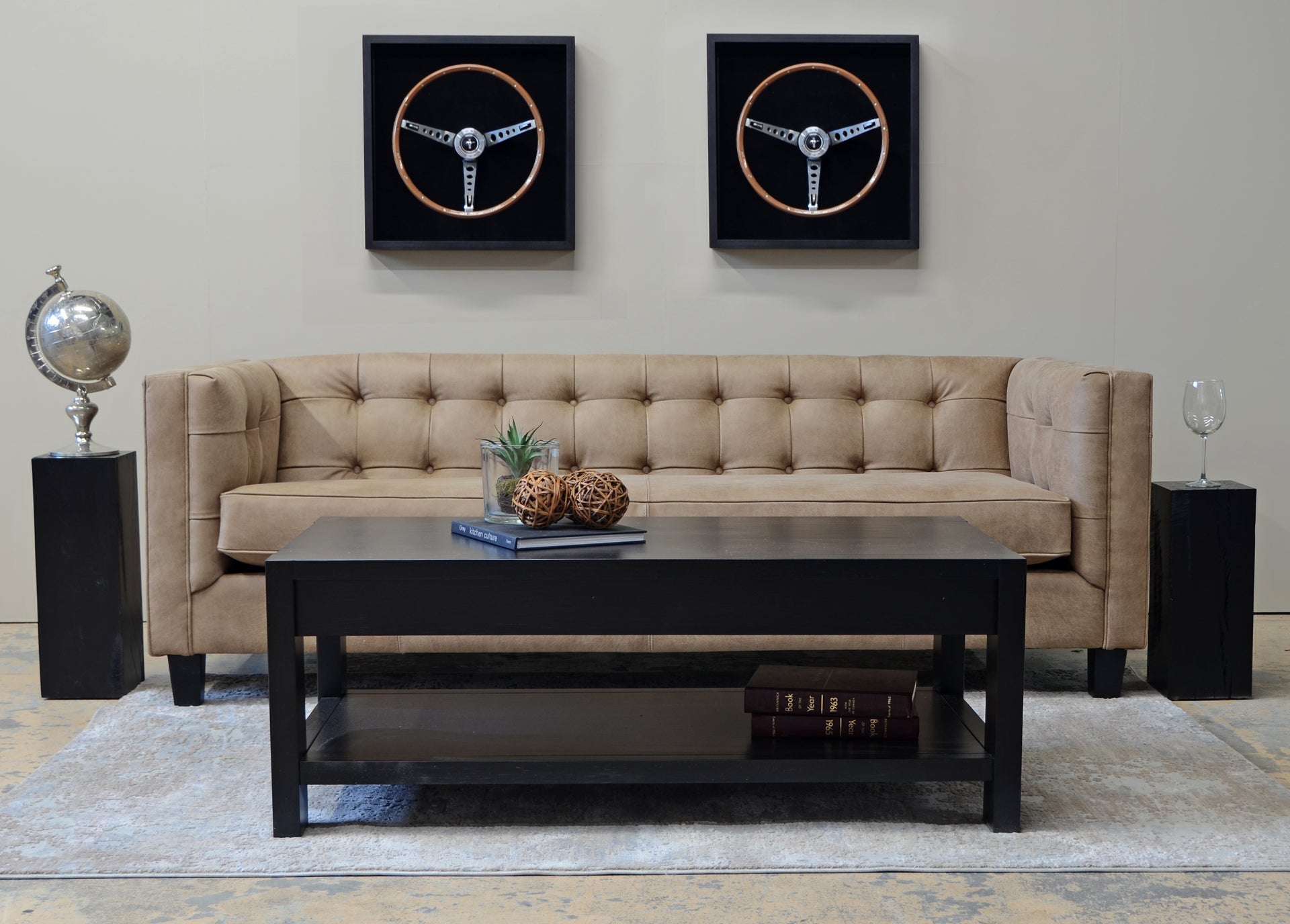 Bourbon Tufted Sofa