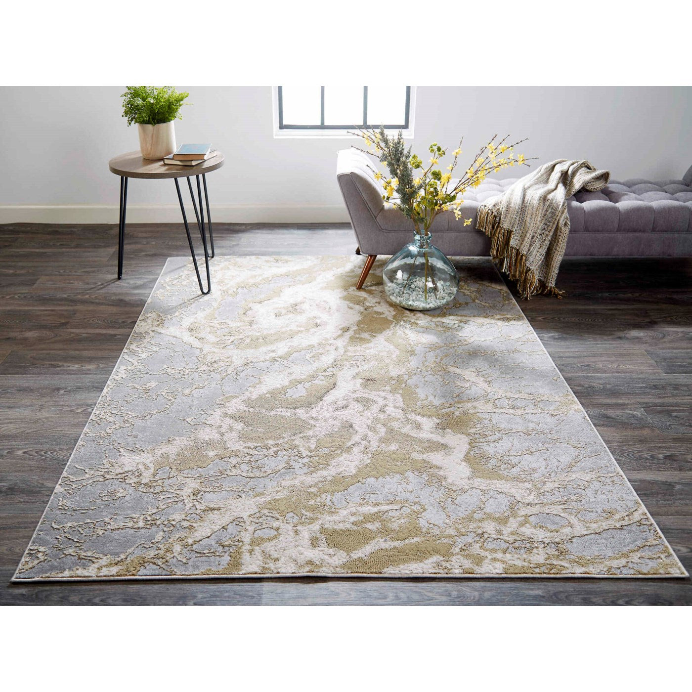 Aura Beige-Gold 8' x 10'