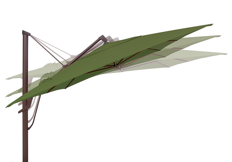10' x 13' AKZ PLUS Cantilever Umbrella